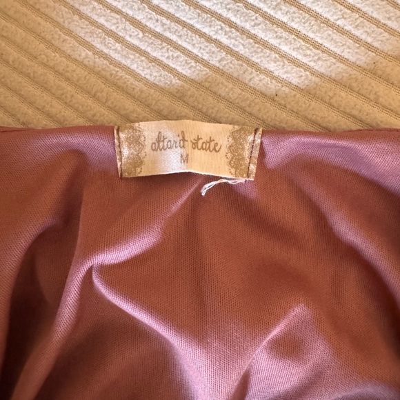 Altar'd State Long Sleeve Mini Dress Medium Boho Chic Cute Fall Outfit - Picture 8 of 9